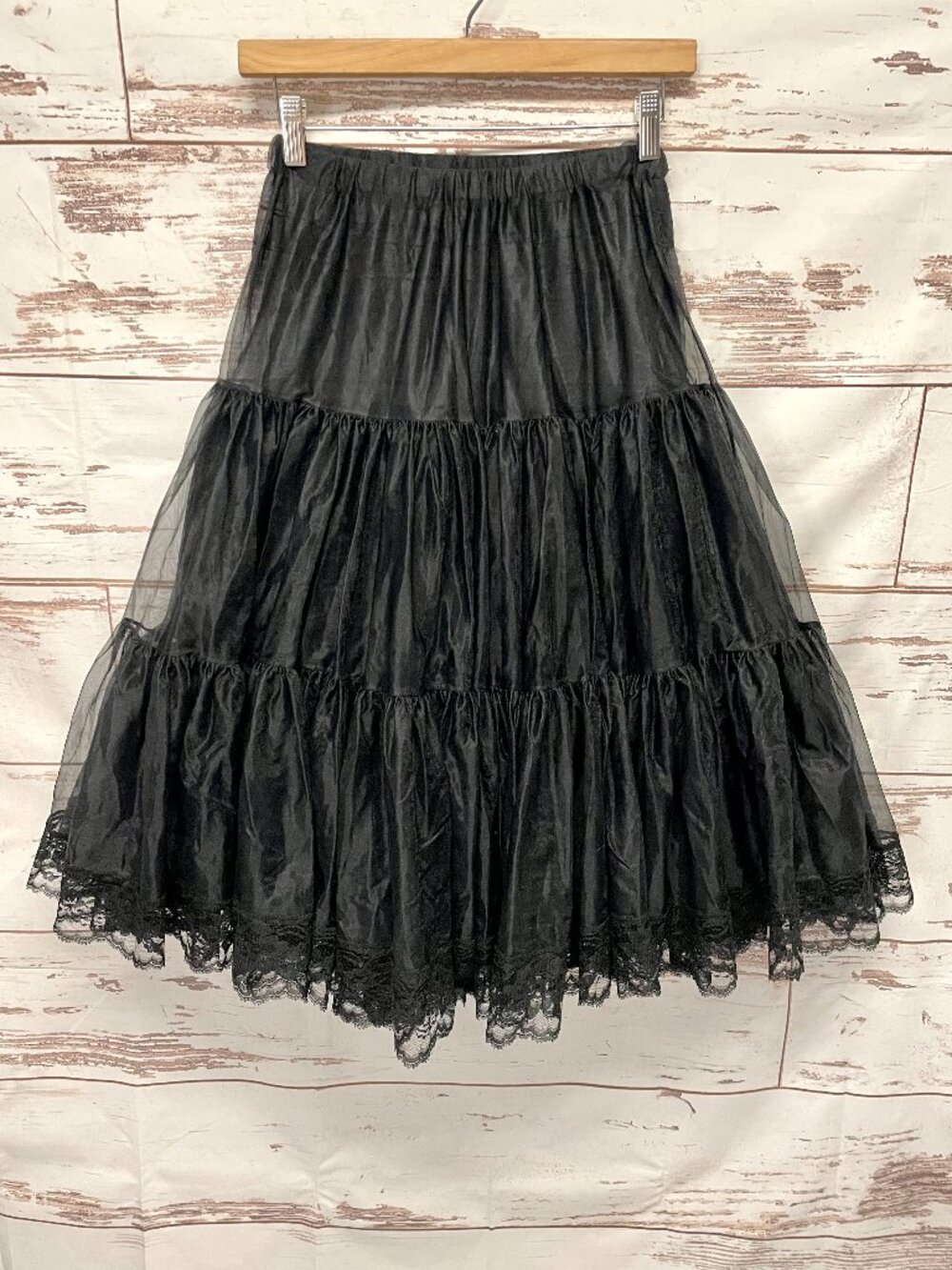 Vintage Malco Modes Cosette tiered crinoline petticoat skirt
